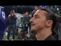 San Siro's final tribute to 𝙕𝙡𝙖𝙩𝙖𝙣 𝙄𝙗𝙧𝙖𝙝𝙞𝙢𝙤𝙫𝙞𝙘́