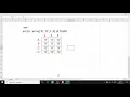 Grade 12 4 MAY Introduction to 2D arrays