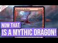 Now That is a Mythic Dragon Manaform Hellkite Innistrad Crimson Vow Spoilers MTG