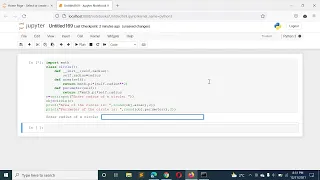 Python Program to Create a Class and Compute the Area and the Perimeter of the Circle
