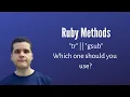 The Difference Between The tr gsub Methods