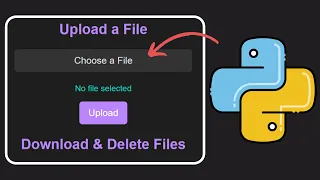Build a Simple File Sharing App with Flask Upload Download and Delete Files