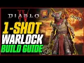 1-SHOT TORMENT 12 BEST WARLOCK BUILD 10T Damage Diablo 4 Updated Hellscream Warlock Guide