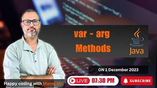 10 Var arg methods in Java Why var arg methods in java
