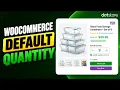 How to Add WooCommerce Default Quantity Step by Step