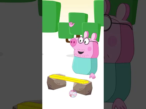 George Pig's superpowers #animationmeme #funny #peppapigparody #animation #peppapig #george