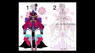Kimono Lolita outfit adoptable Deviantart ver