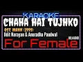 Lagu Karaoke Chaha Hai Tujhko For Female HQ Audio - Udit Narayan \u0026 Anuradha Paudwal Ost. Mann (1999)