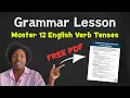 Master 12 English Verb Tenses FREE PDF