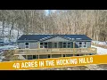 Ohio land for sale - 40 acres and home in the hocking hills