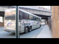 New Jersey Transit 2001 MCI D4000 7945 on Route 164X Express Leaving Port Authority Bus Terminal