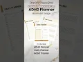 AD Planner Daily Planner Habit tracker Printable digital download