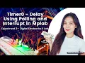 TIMER0 Delay using Polling and Interrupt Mplab Exp 3 Digital Elecs Lab II