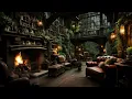 Download Lagu Thunderstorm Beyond Castle Windows with Fireplace Warmth - Perfect Rain Sounds for Aid Sleep \u0026 Relax