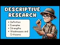 Descriptive Research Definition Examples Explained in 3 Minutes
