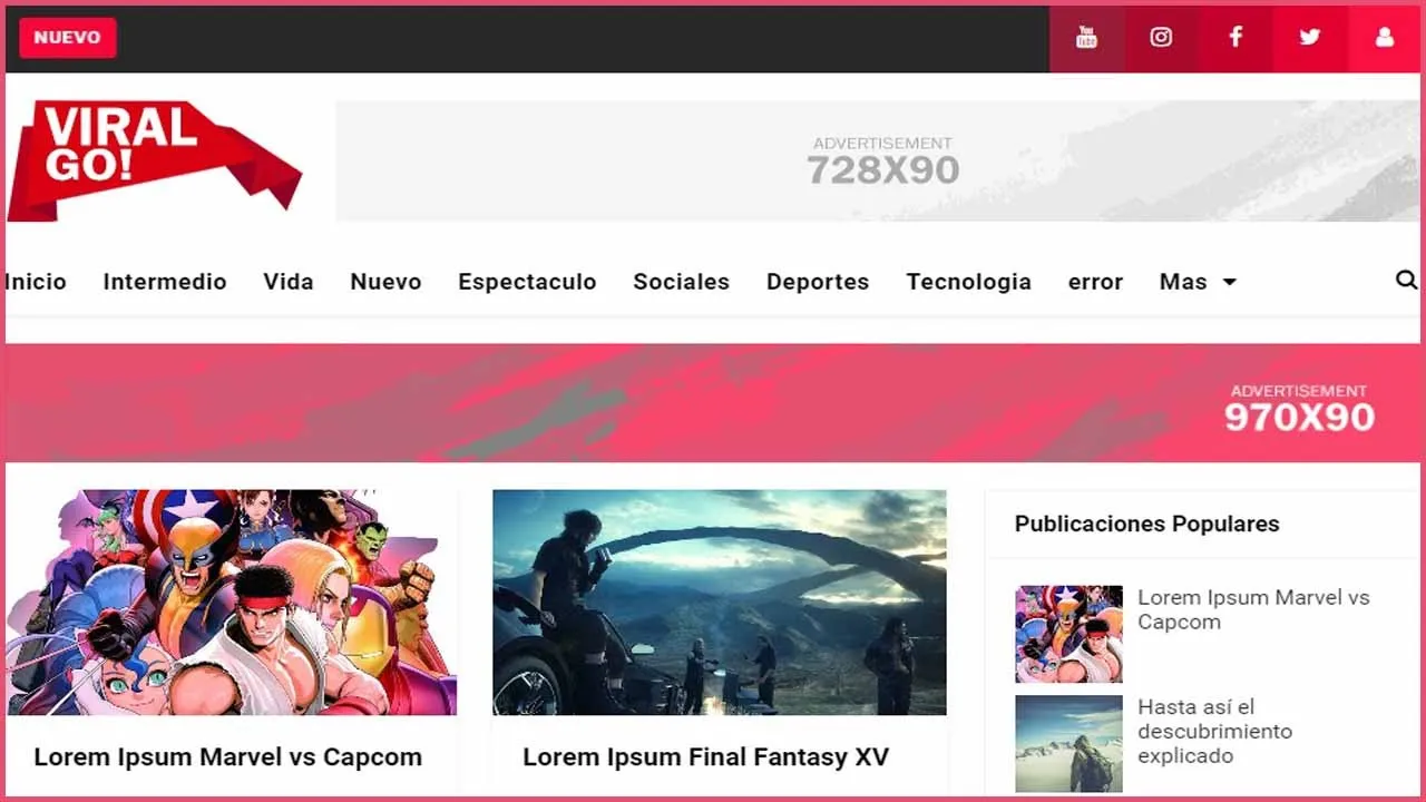 Plantilla Blogger Responsive Viral GO (Configuración)