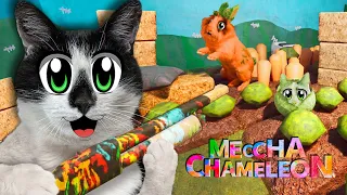 НОВЫЕ ПРЯТКИ с РИСОВАНИЕМ! ХАМЕЛЕОН ПРЯТКИ в РЕАЛЬНОЙ ЖИЗНИ