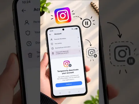 Instagram Ko Kuch Dino Ke Liye Delete Kaise Kare? | Temporarily Deactivate Instagram Account