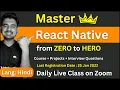 Going To Start Master React Native Live Class on Zoom In Hindi Engineer Codewala