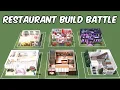 100k RESTAURANT BUILD BATTLE in BLOXBURG
