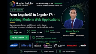 AngularJS to Angular 17 Migration Modern Angular Architecture Webinar Greater Insights
