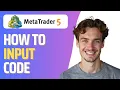 How To Input Code in MetaTrader 5 2026 Guide
