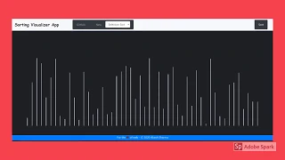 Sorting Visualizer App CS50