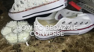 DIY How To Bedazzle Converse