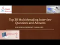 Multithreading Interview Questions and Answers Most Asked Multithreading Top 38 Q A for Success