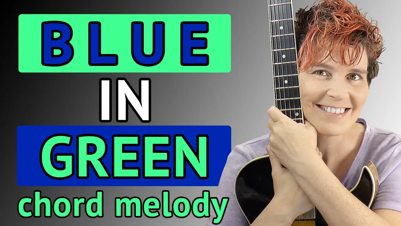 BLUE IN GREEN (Miles Davis) Guitar Lesson for Solo Guitar BLUE IN GREEN (Miles Davis) Guitar Lesson for Solo Guitar