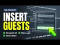 Introduction to Hotel DBMS Insert Guest Data Hotel Management System Project