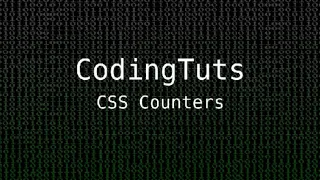 CSS Counters