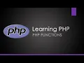 Learning PHP - Functions