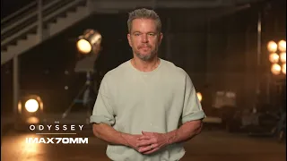 The Odyssey Matt Damon on IMAX 70MM