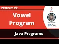 Java program to check whether the given character is a Vowel