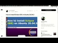 How to install Eclipse IDE on Ubuntu 20 04 5