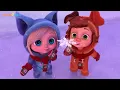 Ten Little Snowflakes | Christmas Songs for Kids | Nursery Rhymes from Dave and Ava