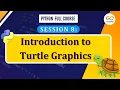 Introduction to Turtle Graphics Python Turtle Graphics Python full Course