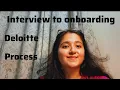 Deloitte Interview to Onboarding Process Gauri Guglani