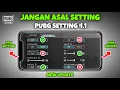 Settingan Dasar Pubg Mobile | Basic Setting Pubg Mobile Terbaru | PUBG MOBILE 4.1
