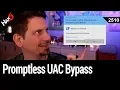 Promptless UAC Bypass Powershell Privilege Escalation techniques - Hak5 2510
