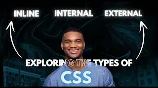 Master Css types in HTML Inline Internal and External Explained css course hover css