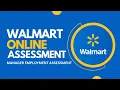Manager Employment Assessment Operations Manager Walmart Online Assessment Latest 2025 Test