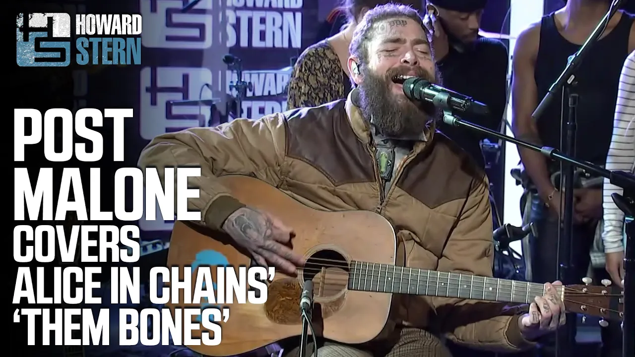 Post Malone Covers “Them Bones” Live on the Stern Show Post Malone Covers “Them Bones” Live on the Stern Show