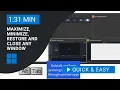 Maximize Minimize Restore and Close any Window From Keyboard