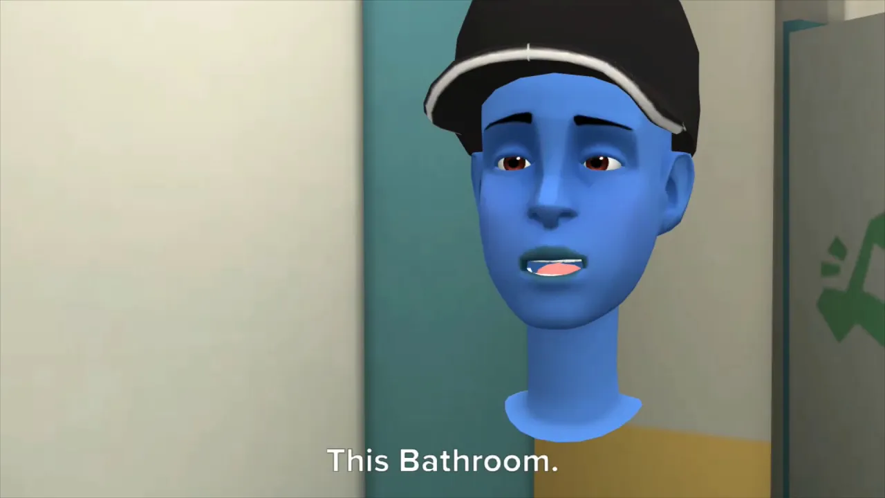 Dark Buddy Bro Uses The Girls Bathroom/Grounded
