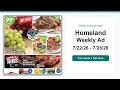Homeland Weekly Ad 26 - 26 Best Deals