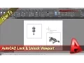 AutoCAD Lock And Unlock Viewport
