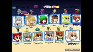 Pocoyo cast meme with Meme Animal Girls
