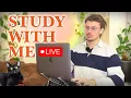 Lagu Study With Me LIVE 🚀 9-HOURS — Deep Focus (50/10 Pomodoro) | Cozy UK Rain, No Distractions!